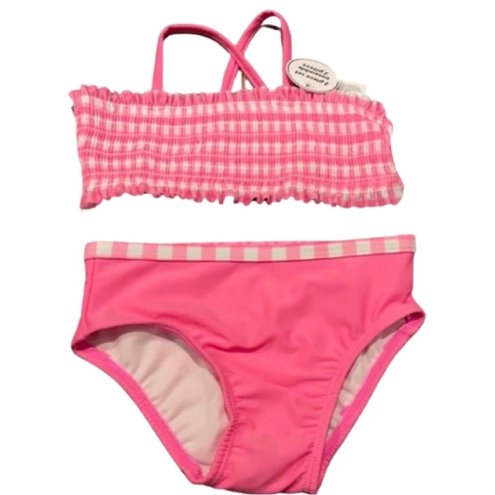 George baby 2 piece pink and white swimwear. BNWT💖
